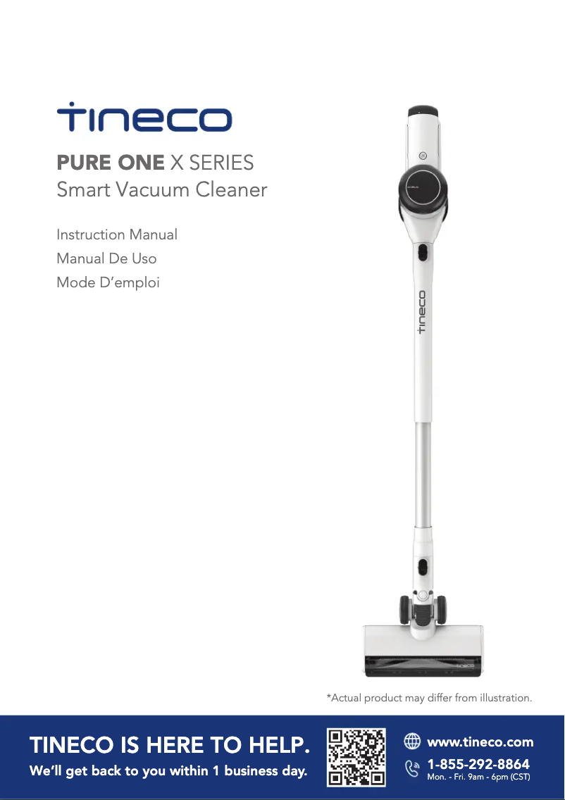 Page 1 of the manual User Manual Tineco Pure One X Dual