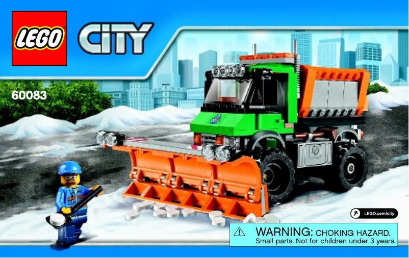 Page 1 of the manual User Manual Lego City 60083