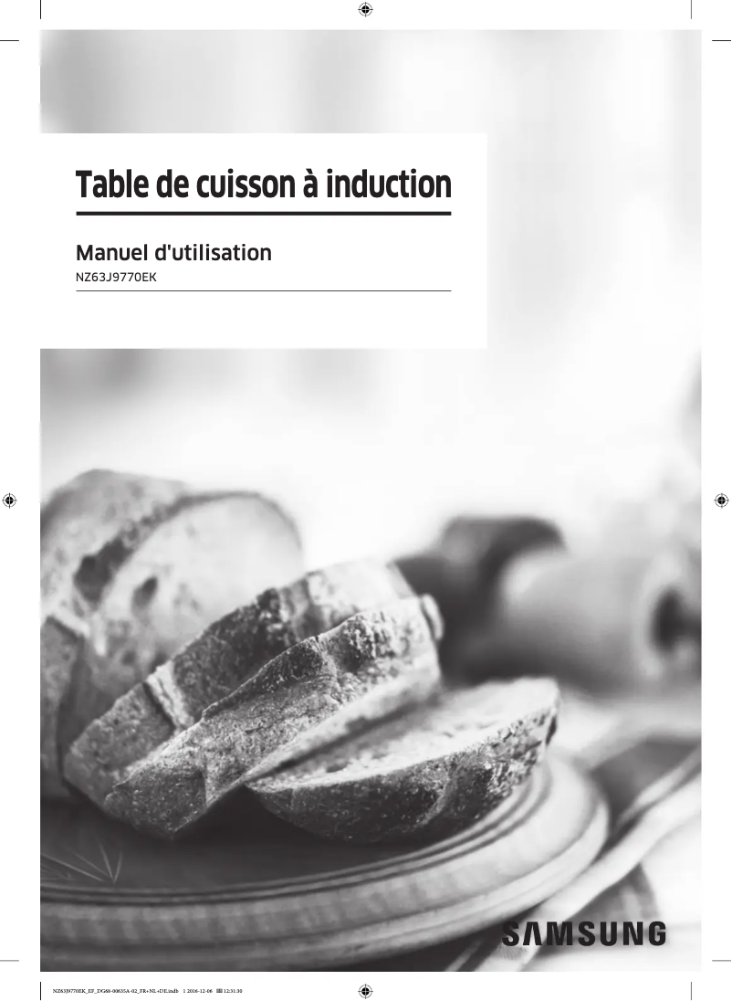 First page image of the manual for NZ63J9770EK