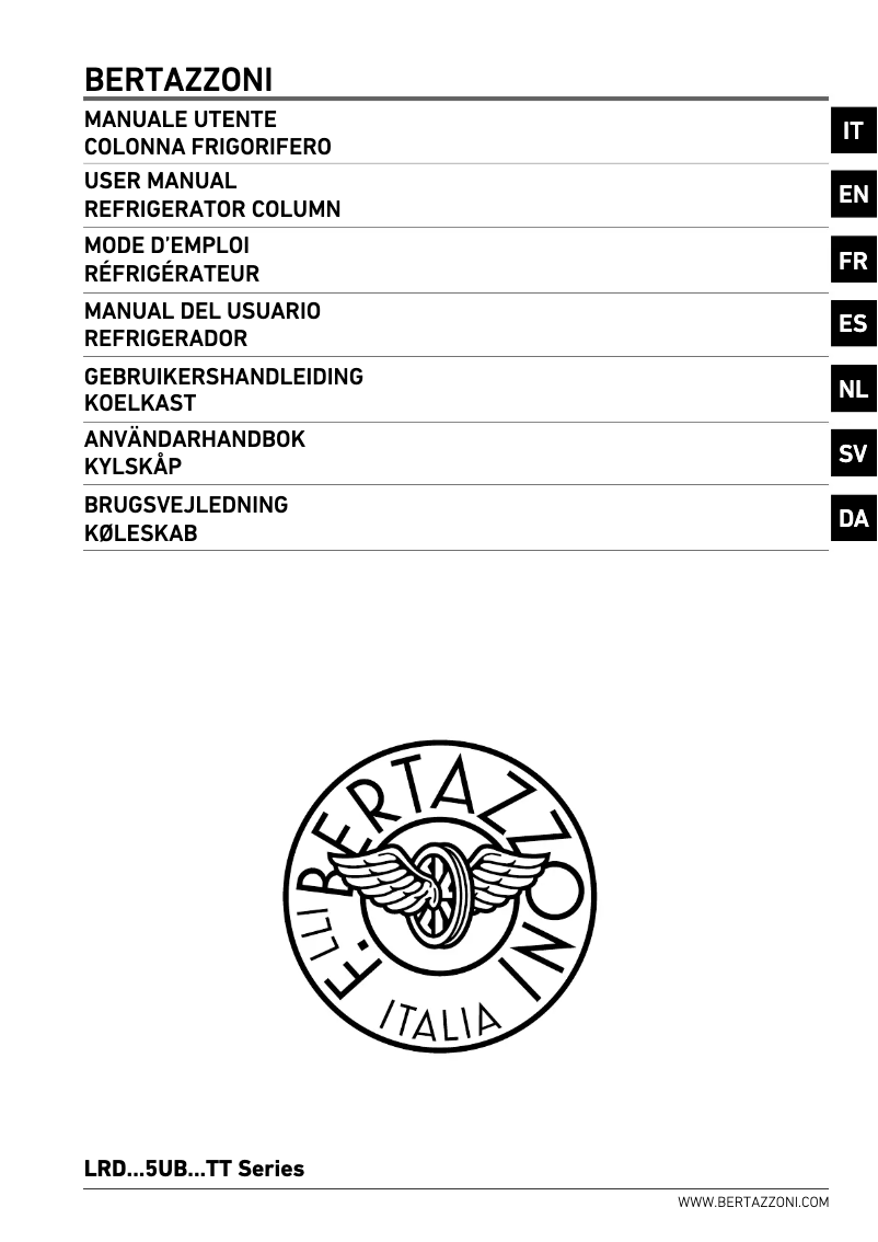 First page image of the manual for LRD905UBRXTT