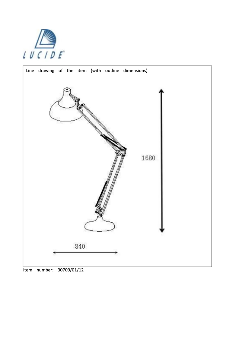 Page 1 of the manual User Manual Lucide Watsie