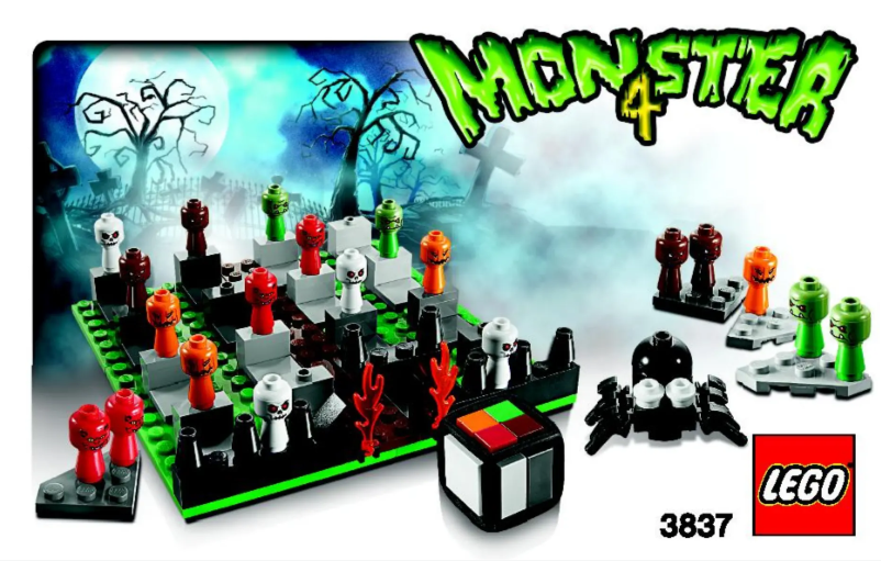 First page image of the manual for Games 3837