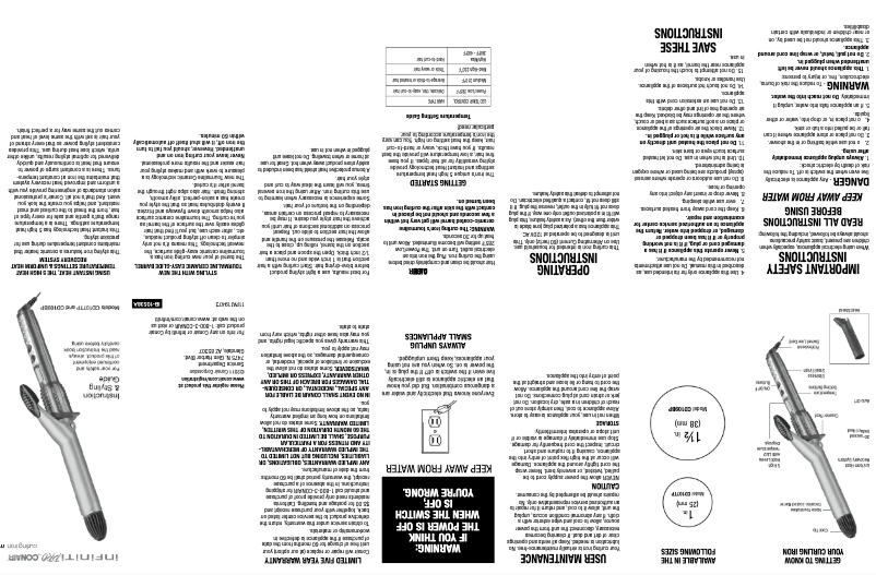 First page image of the manual for InfinitiPRO CD109NN