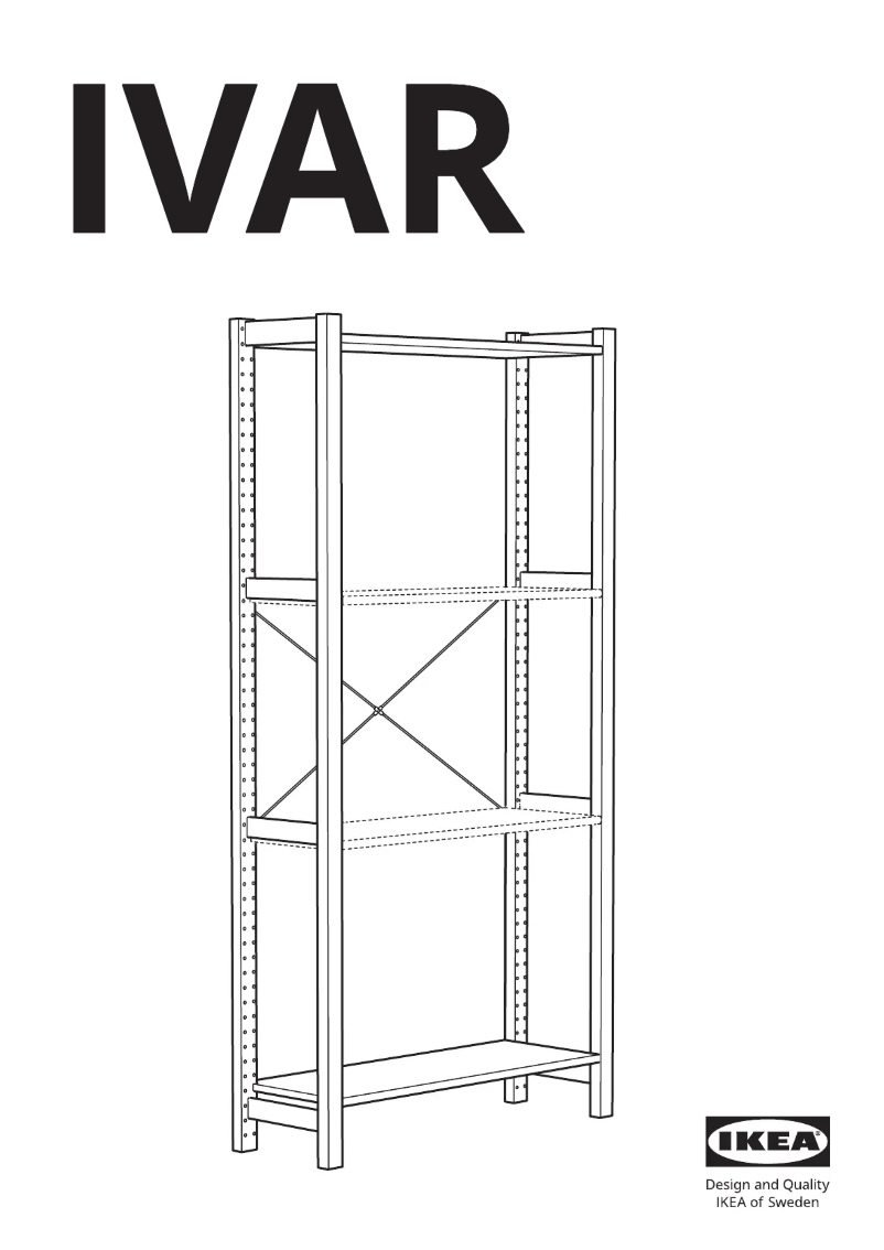 Page 1 of the manual User Manual Ikea IVAR 901.928.44