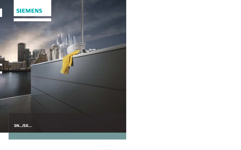 Page 1 of the manual User Manual Siemens SN65M080EU