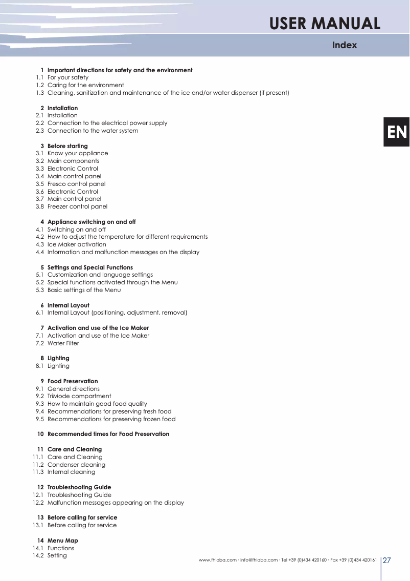 First page image of the manual for MS8990HST/6