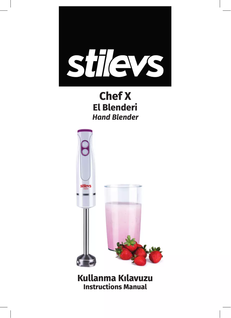 First page image of the manual for Chef X