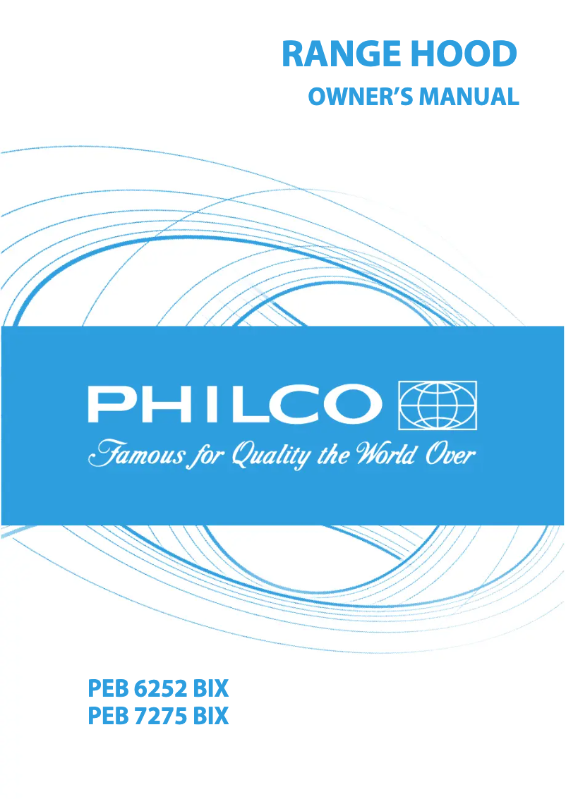 Page 1 of the manual User Manual Philco PEB 7275 BIX