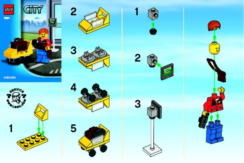 Page 1 of the manual User Manual Lego City 7567