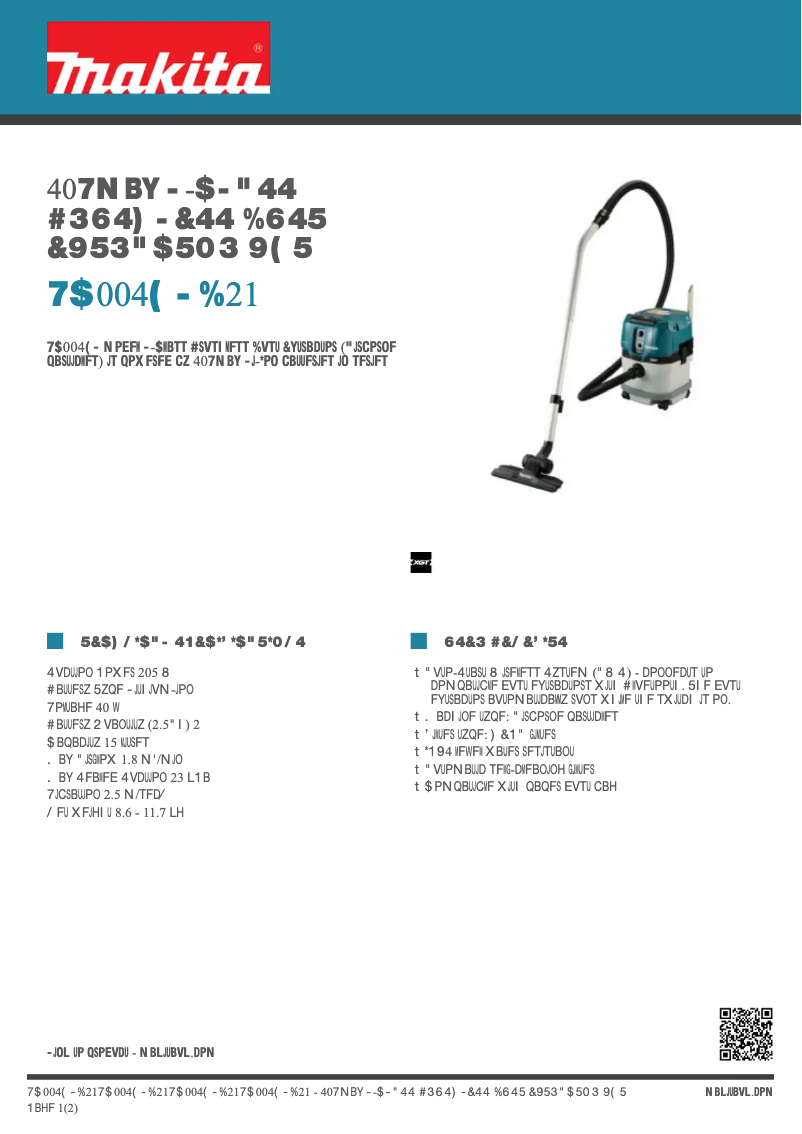 First page image of the manual for VC004GLD21