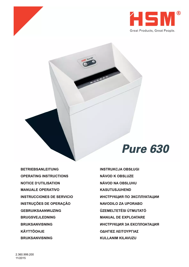 First page image of the manual for Pure 630C