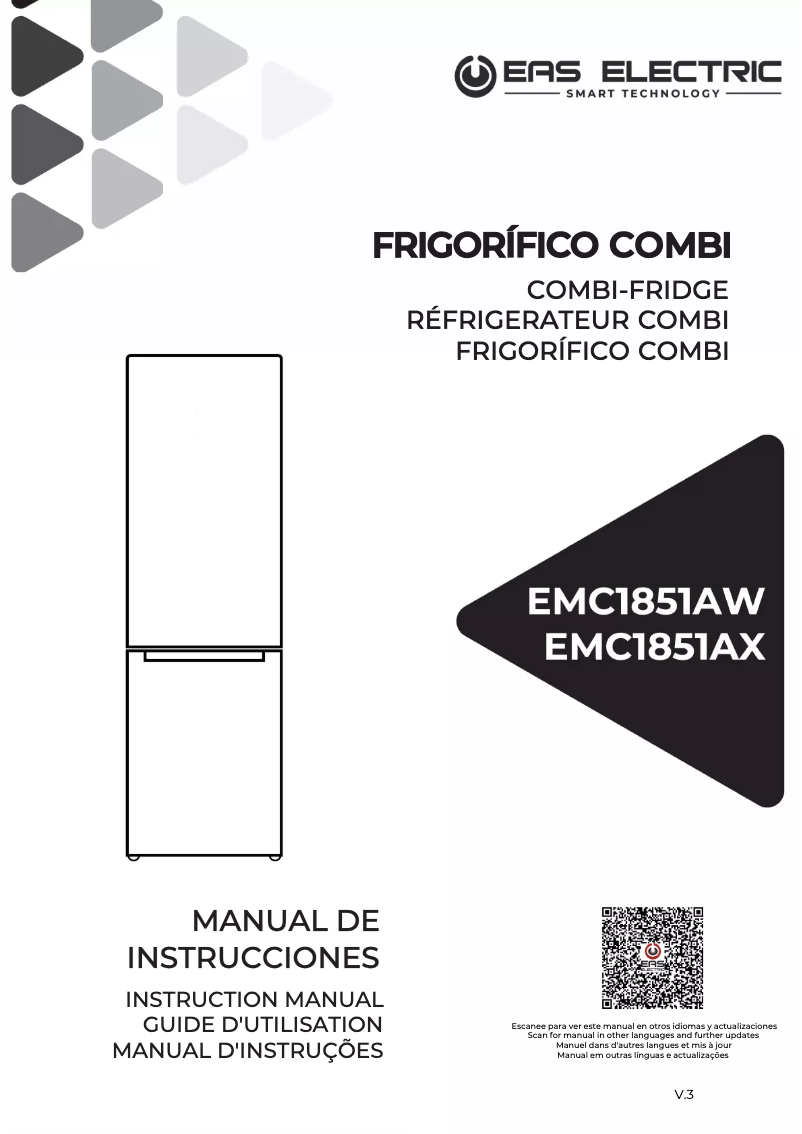First page image of the manual for EMC1851AX