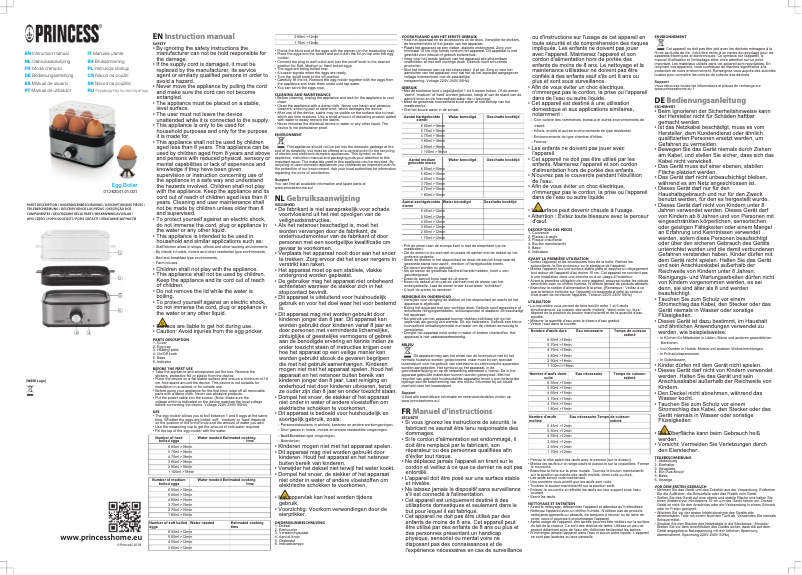 Image de la première page du manuel de l'appareil 262041