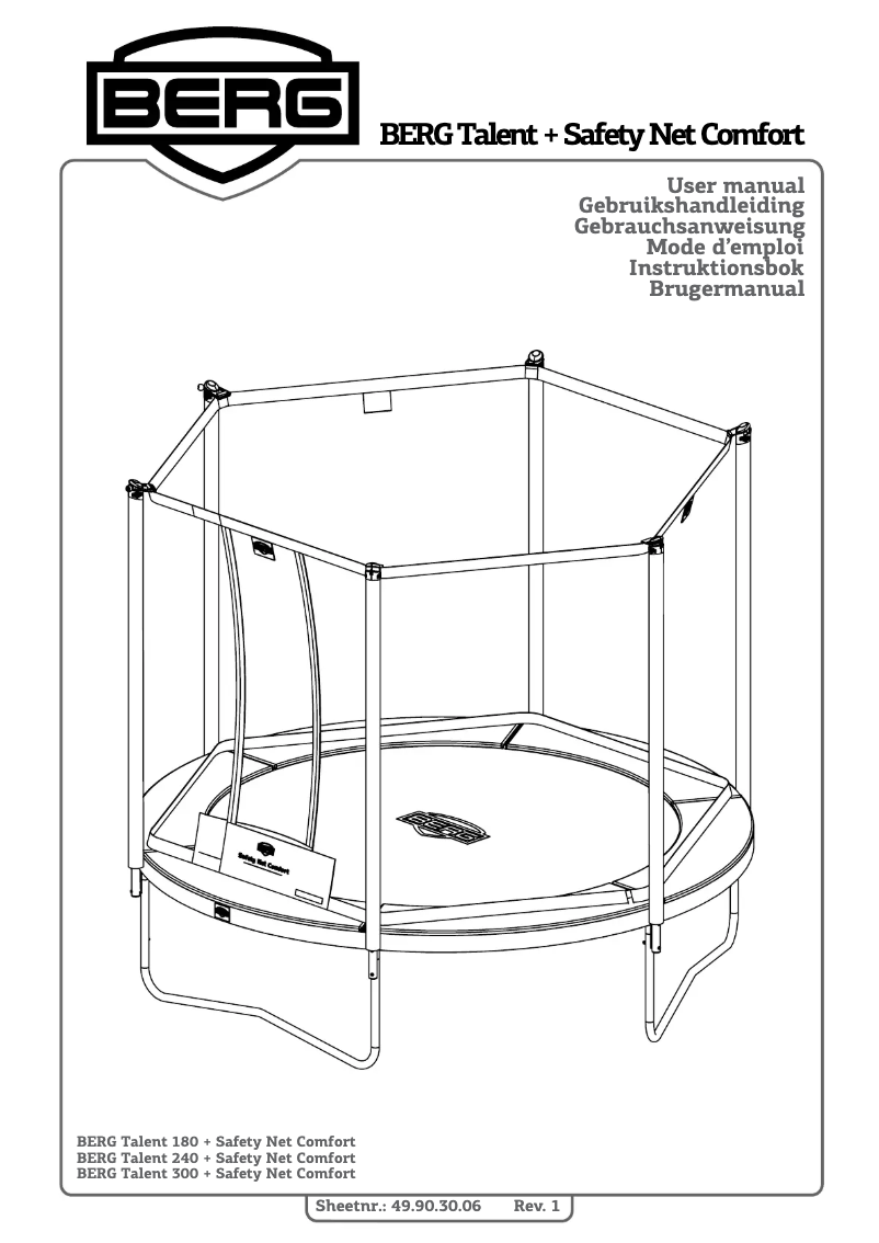 Page 1 of the manual User Manual Berg Talent 300