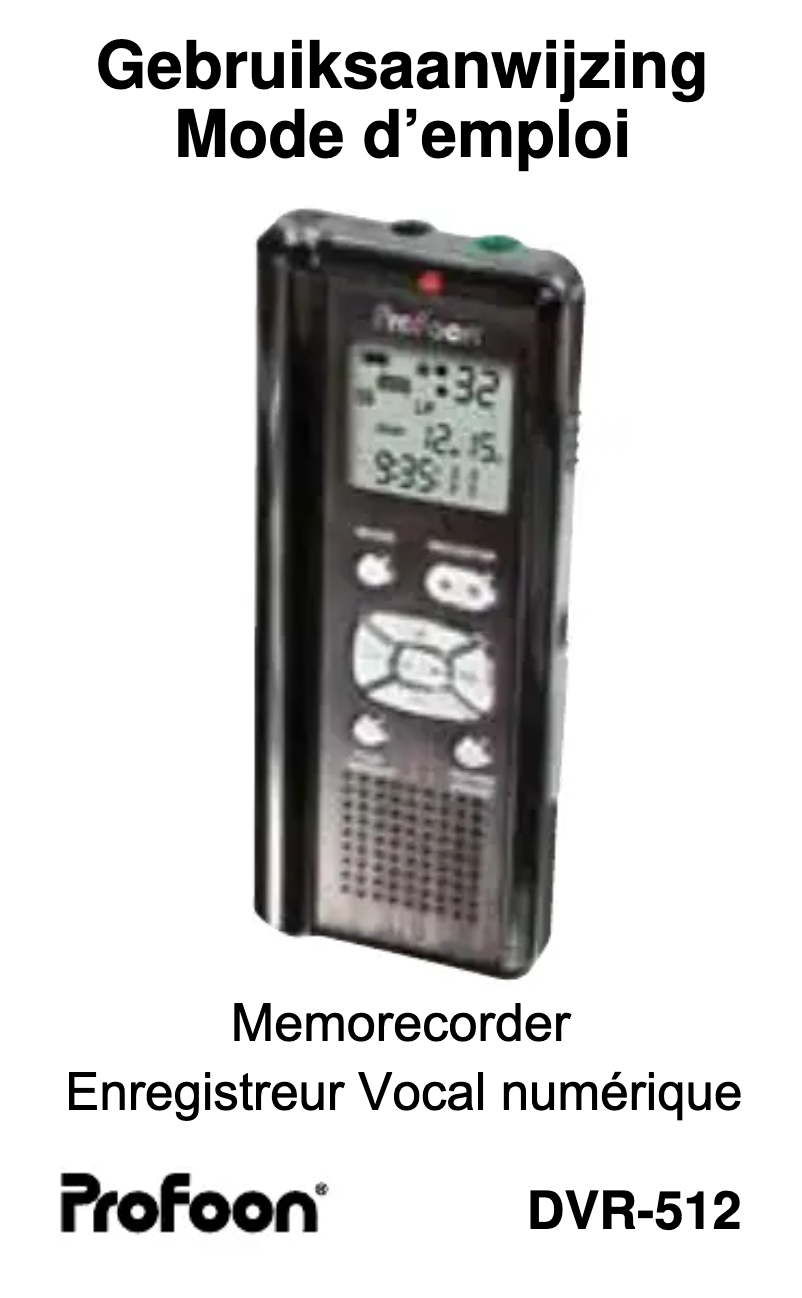 First page image of the manual for DVR-512