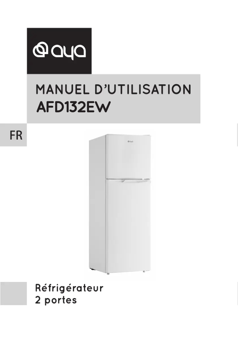 First page image of the manual for AFD132EW