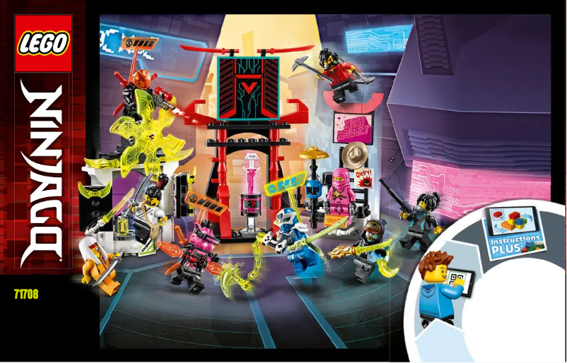 Page 1 of the manual User Manual Lego Ninjago 71708