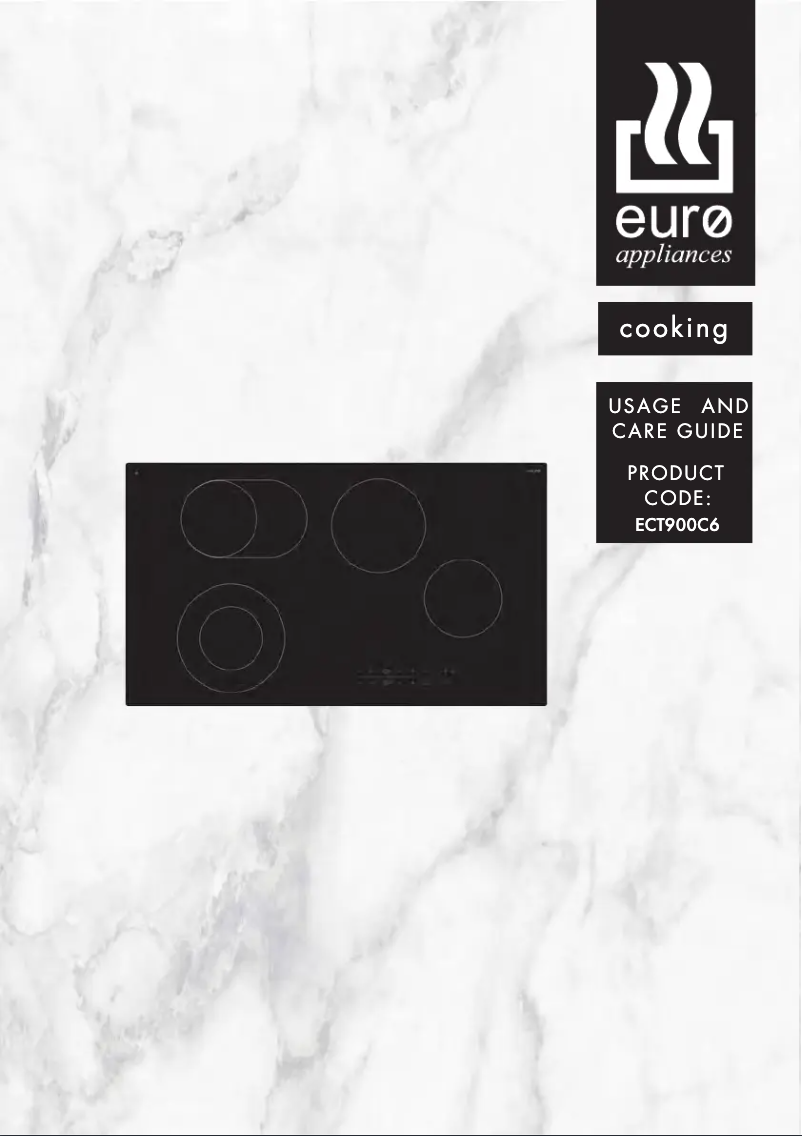 Page 1 of the manual User Manual Euro Appliances ECT900C6