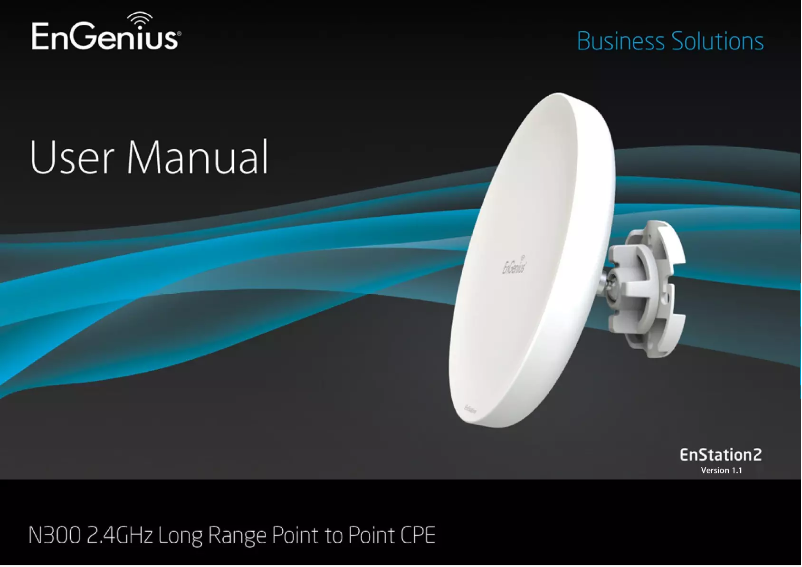 Page 1 of the manual User Manual EnGenius EnStation2