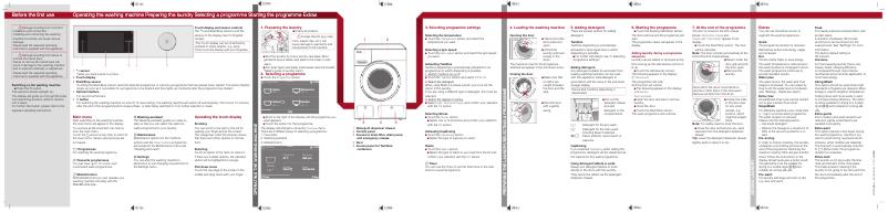 Page 1 of the manual User Manual Miele W1 WCR890