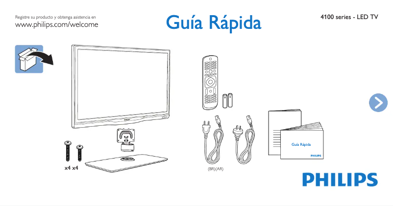 First page image of the manual for 28PHG4109