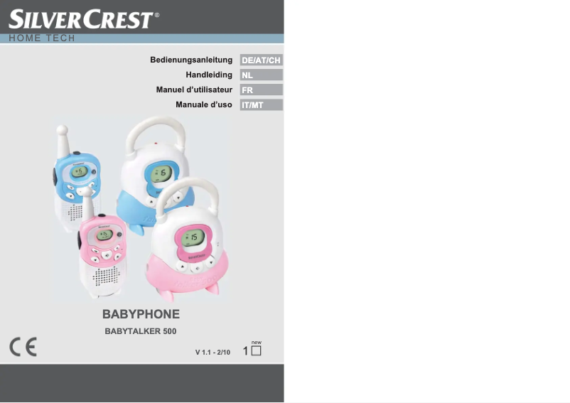 First page image of the manual for Babytalker 500