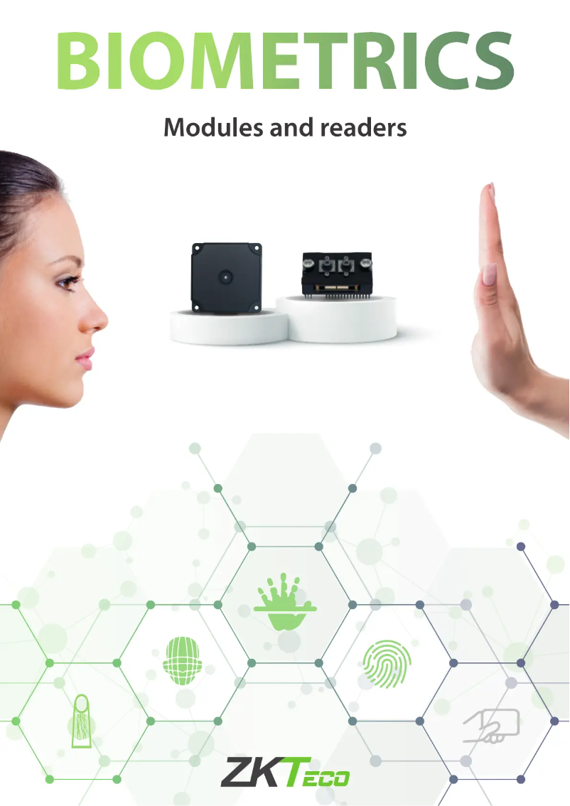 Page 1 of the manual Quick Start Guide ZKTeco SLK20R