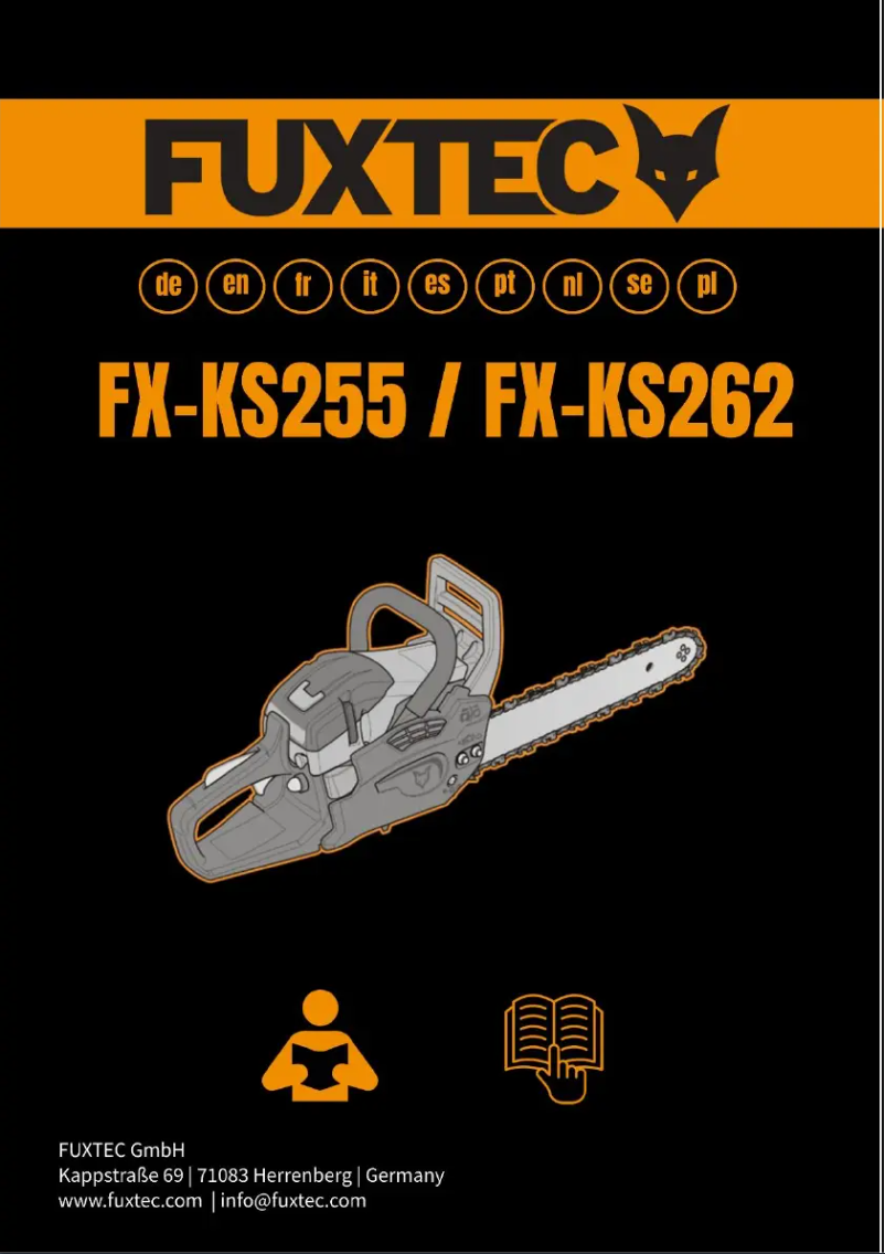 First page image of the manual for FX-KS262