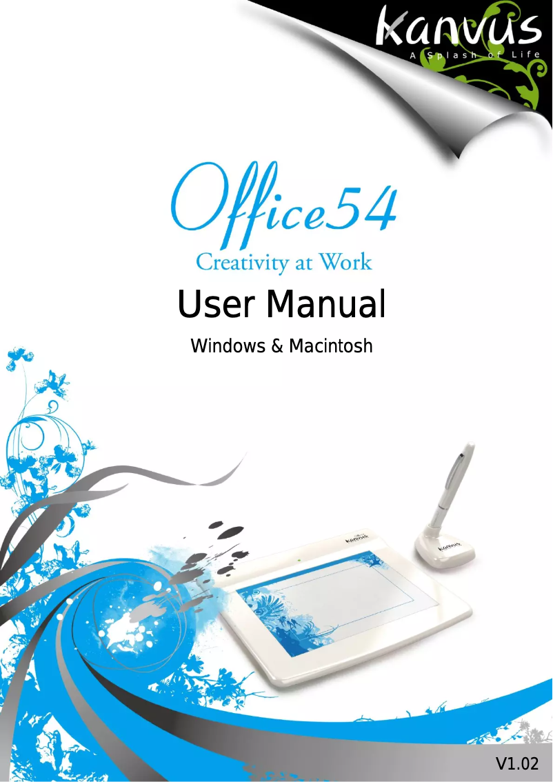 First page image of the manual for Office 54