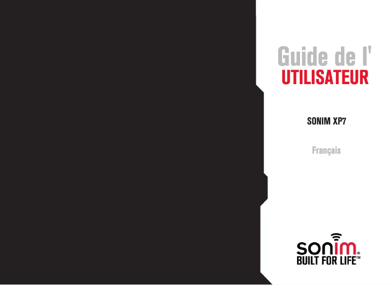 First page image of the manual for XP7