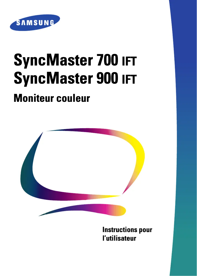 Page 1 of the manual User Manual Samsung SyncMaster 900IFT