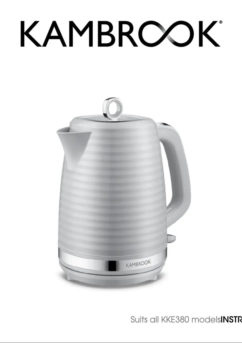 First page image of the manual for KKE380