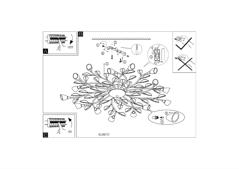 Page 1 of the manual User Manual Eglo Campania