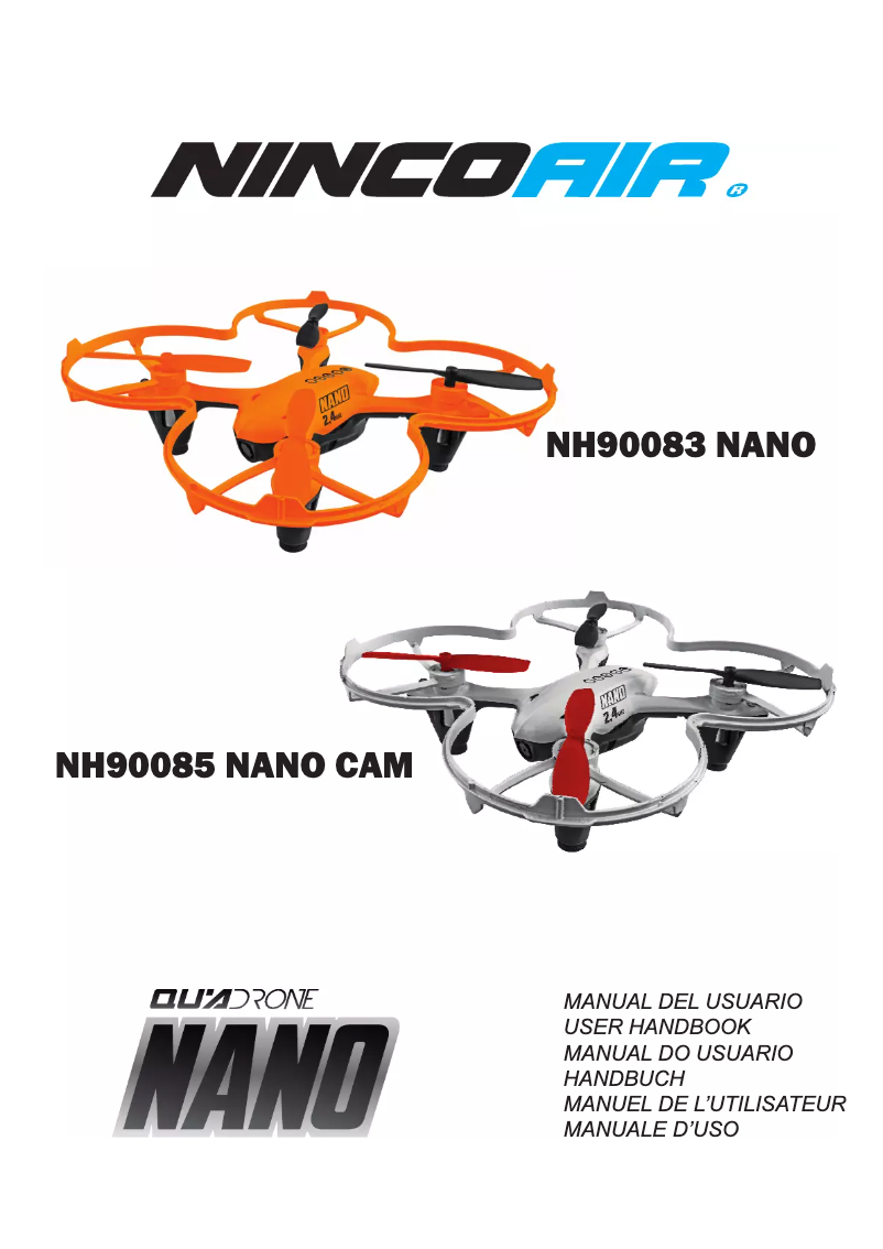 First page image of the manual for NH90085 Nano Cam