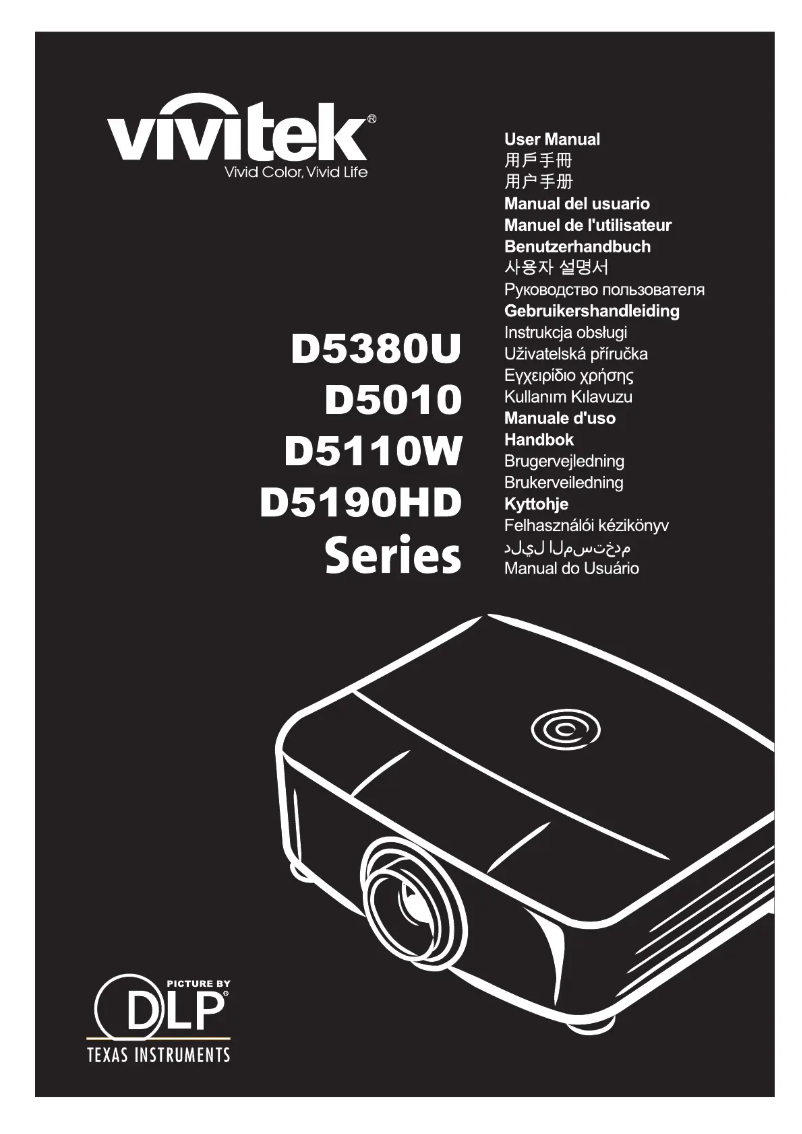 Image de la première page du manuel de l'appareil D5110W - UDV