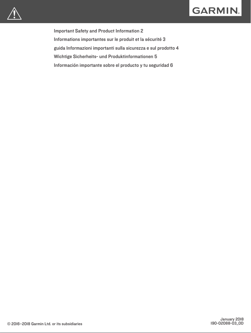 First page image of the manual for LIDAR-Lite v3 HP