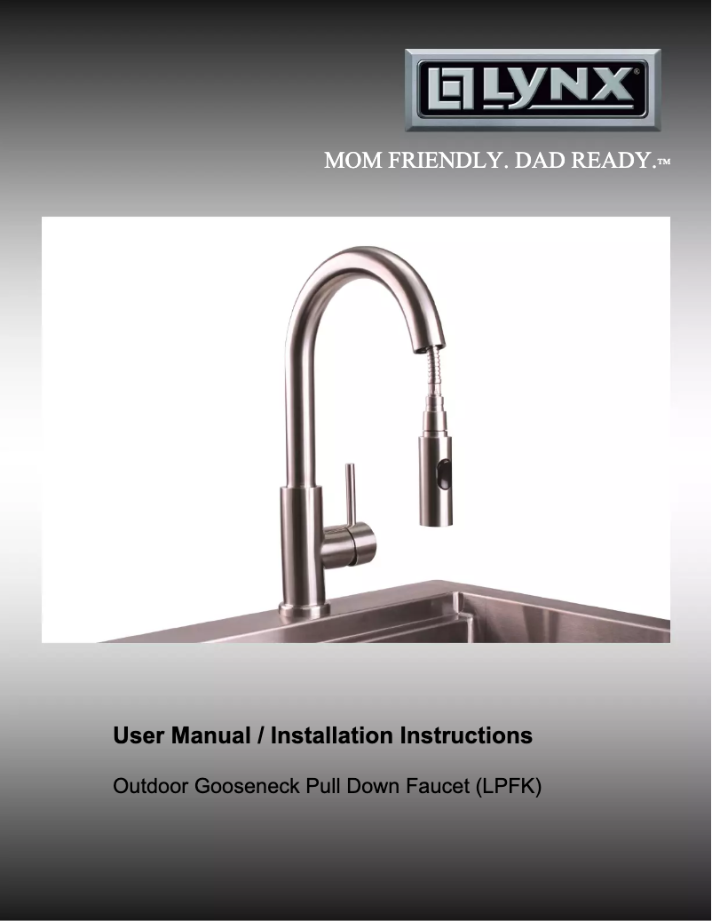 First page image of the manual for LPFK