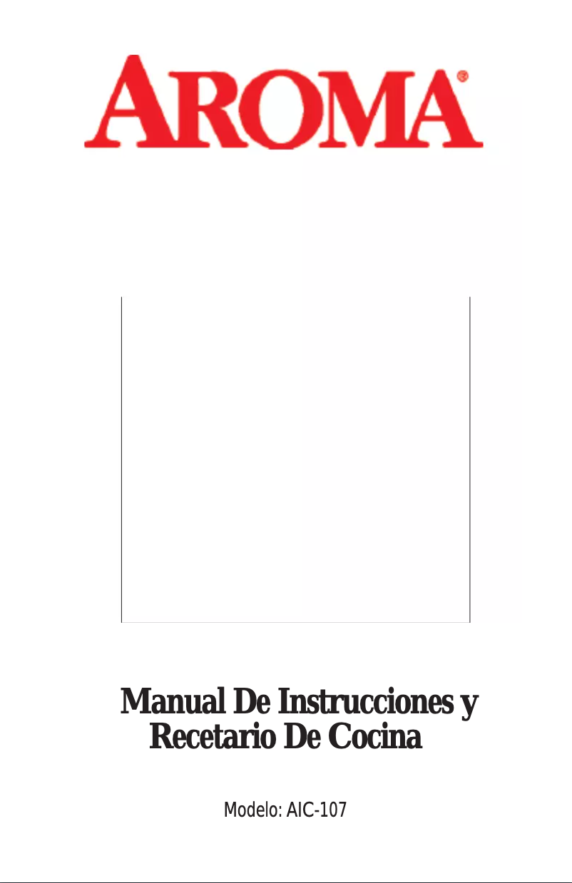 Image de la première page du manuel de l'appareil AIC-107