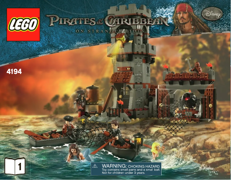 Page 1 of the manual User Manual Lego Pirates Of The Caribbean 4194