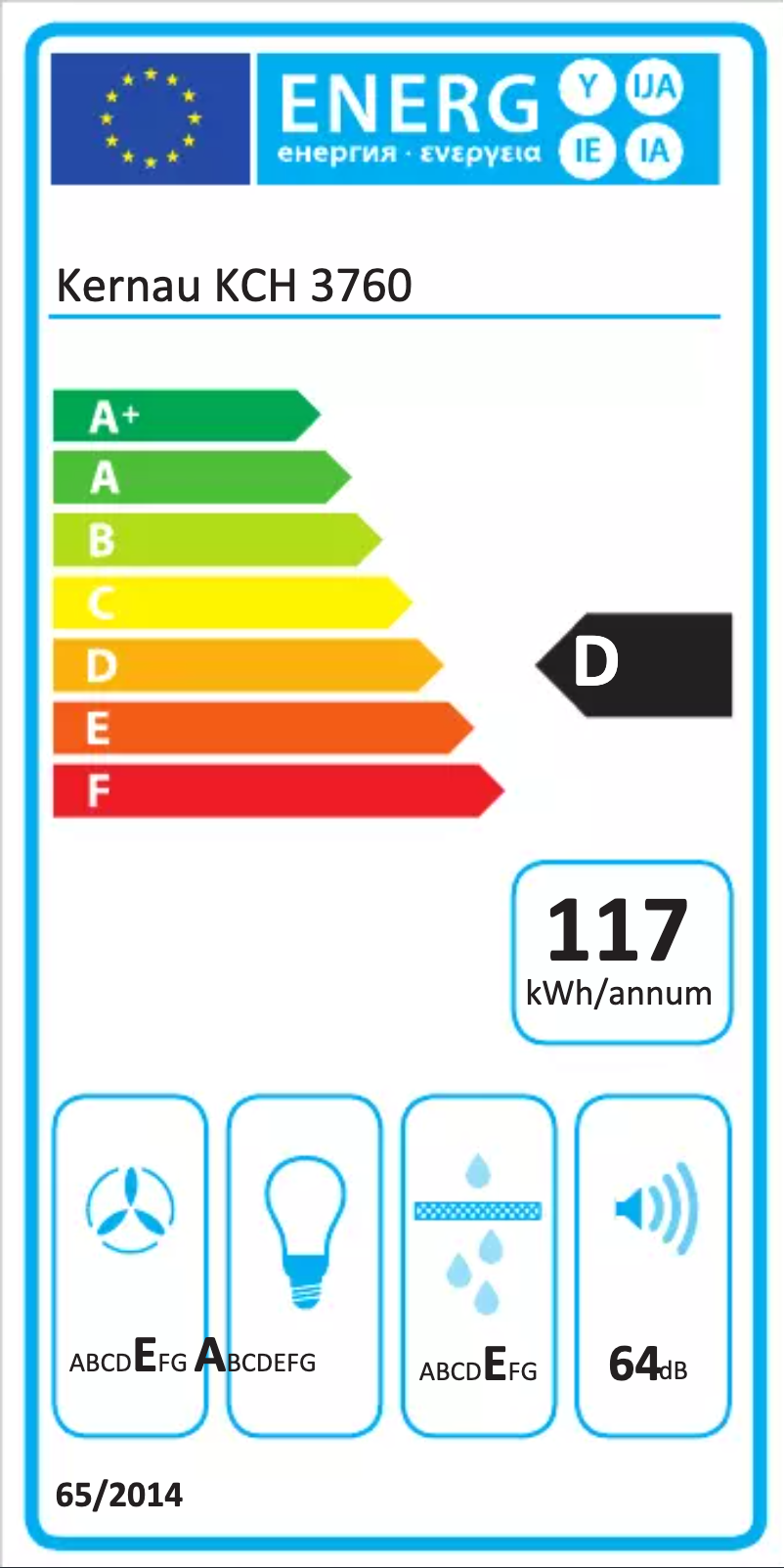 Image de la première page du manuel de l'appareil KCH 3760 WB