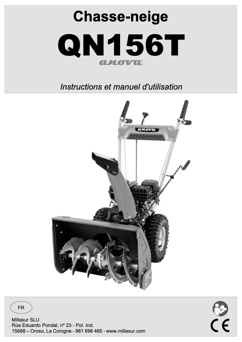 First page image of the manual for QN156T
