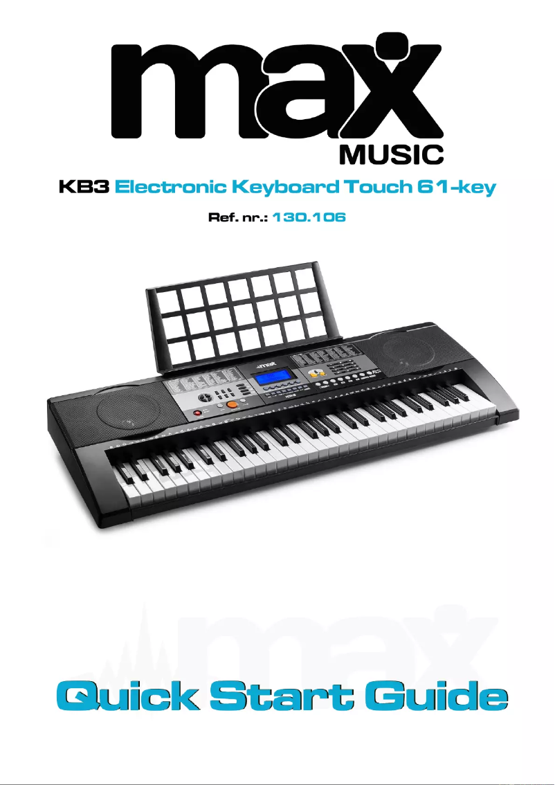 Image de la première page du manuel de l'appareil KB3