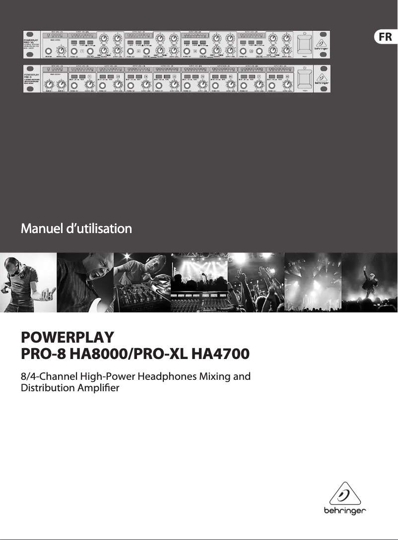 First page image of the manual for Powerplay Pro-8 HA8000