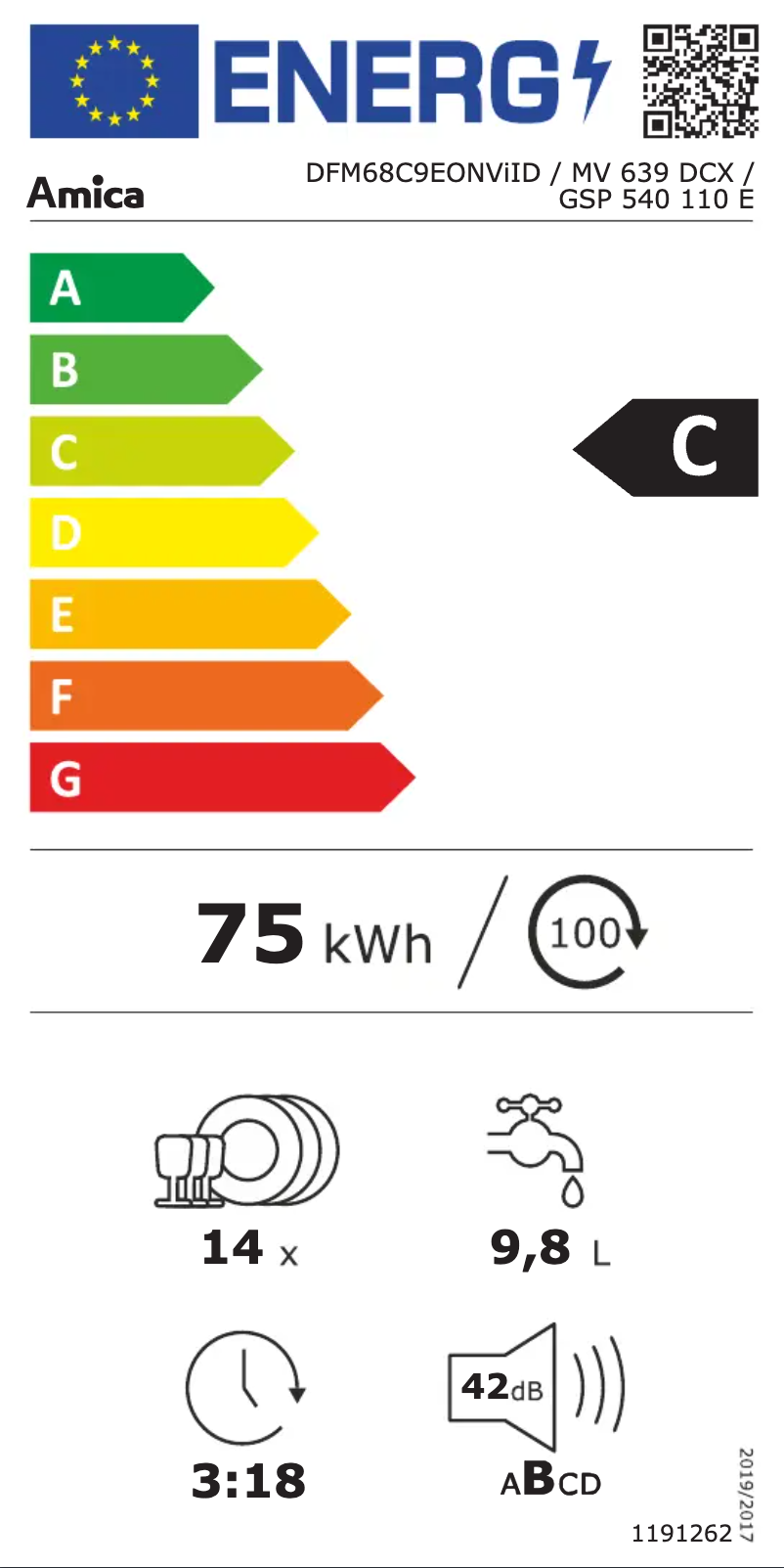 First page image of the manual for GSP 540 110 E