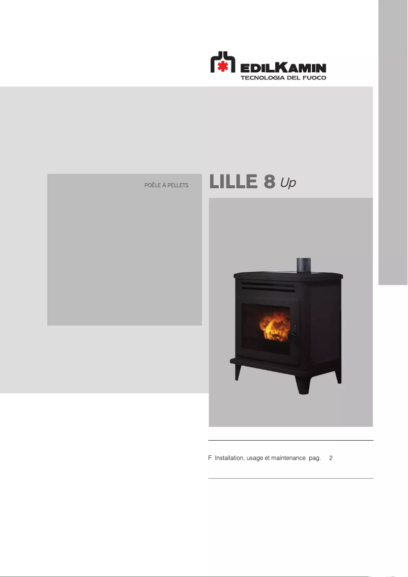 First page image of the manual for LILLE 8 up