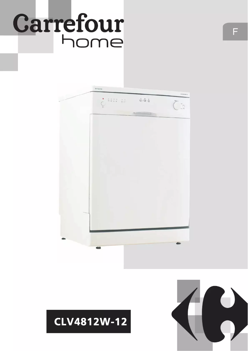 Page 1 of the manual User Manual Carrefour Home CLV4812W-12