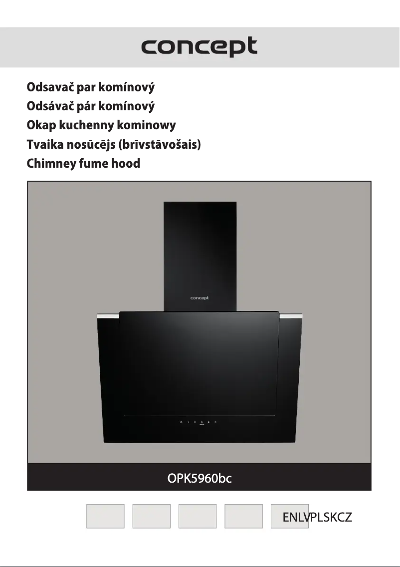 First page image of the manual for OPK5960bc
