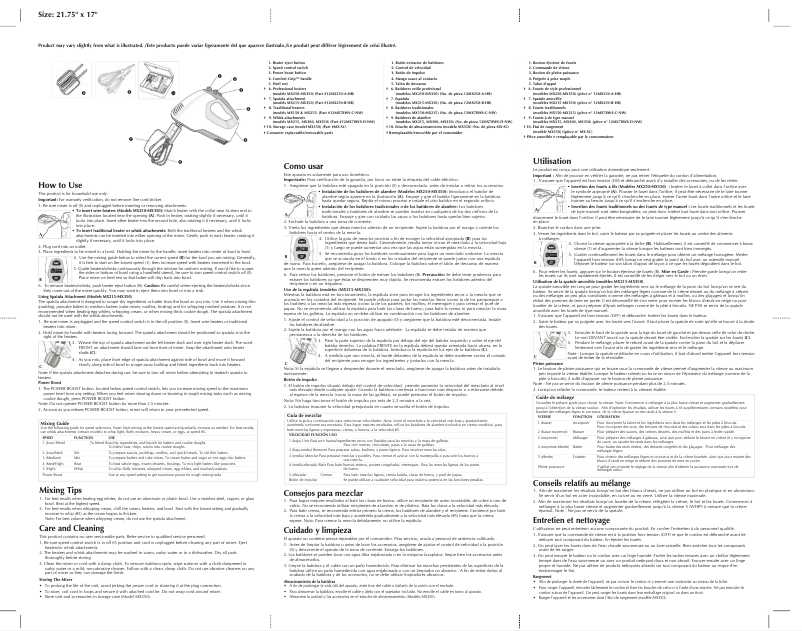 First page image of the manual for PowerPro MX217