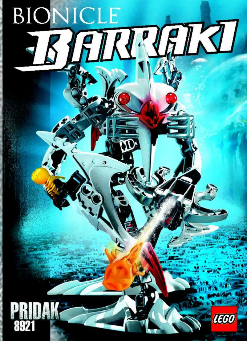 Page 1 of the manual User Manual Lego Bionicle 8921