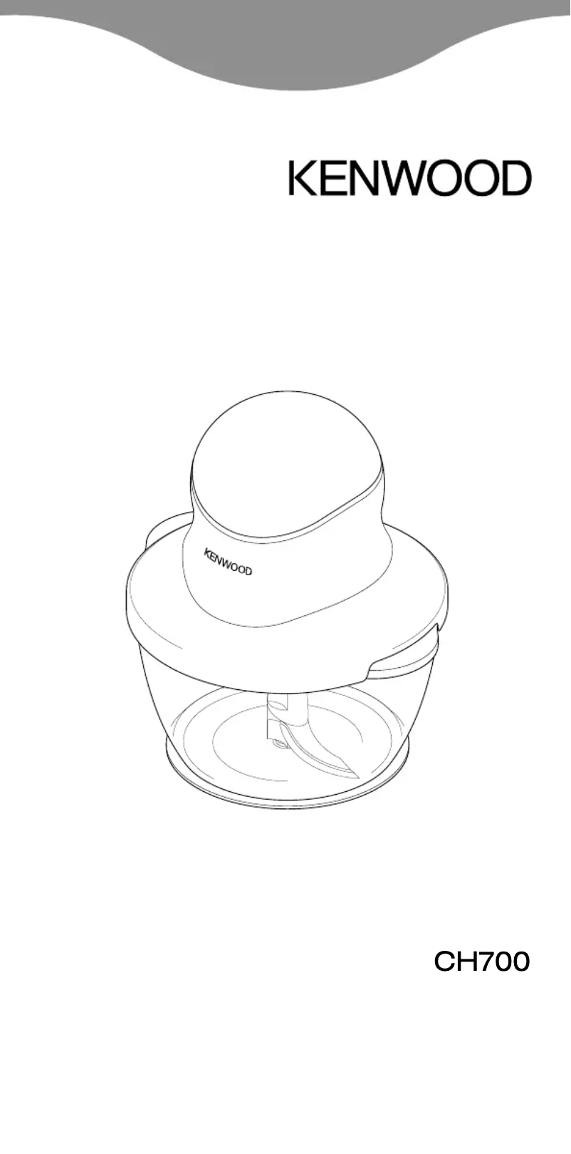 First page image of the manual for CH700